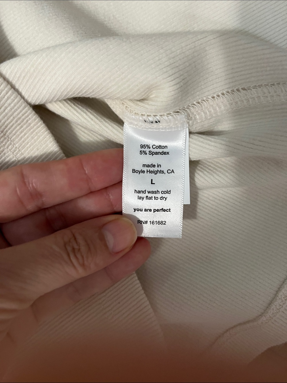 perfectwhitetee Ribbed Tank Top Debbie - Picture 3 of 8